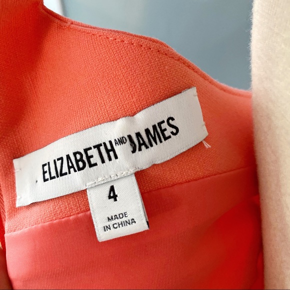 Elizabeth and James Sonya Dress in Apricot - Picture 6 of 10